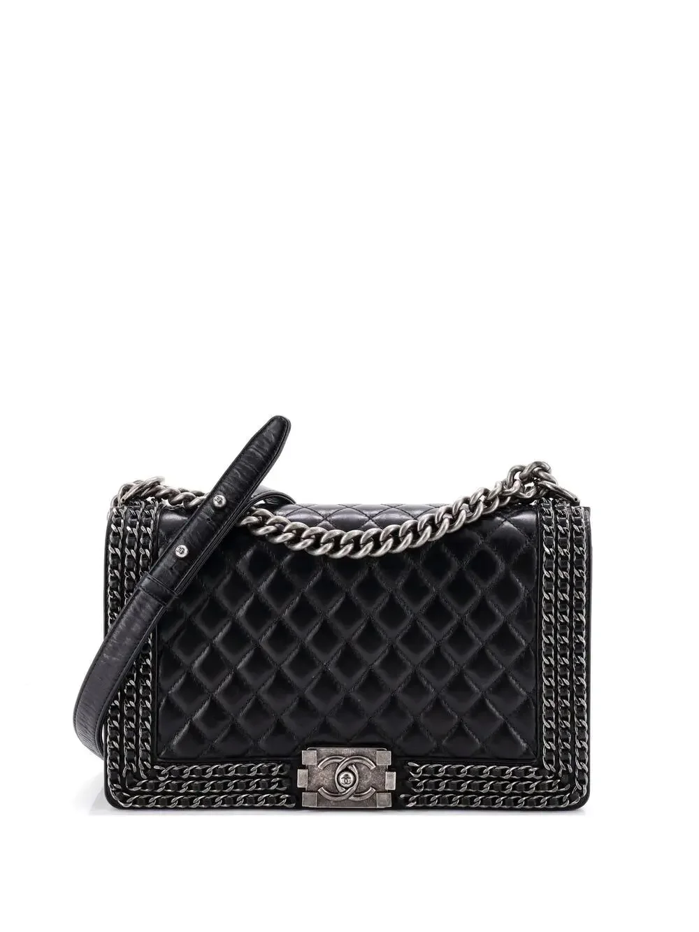 Chanel Chained Boy Flap Bag Quilted #327240C33B